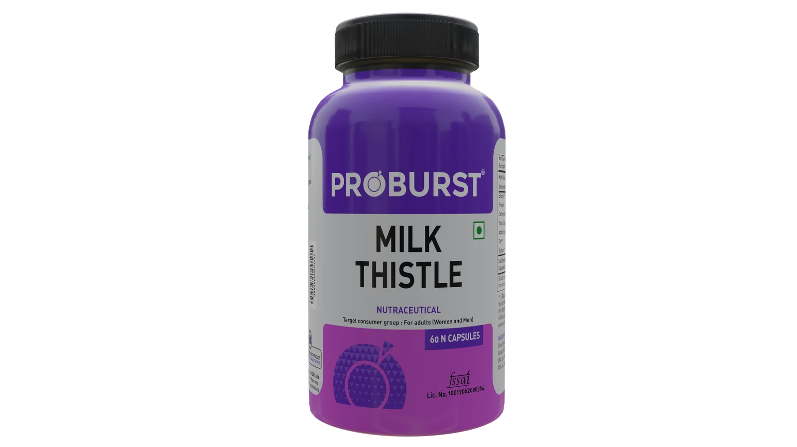 PROBURST MILK THISTLE 500MG 60CAP